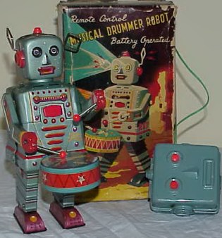 Vintage 1970s 1980s Rob-i Intergalactic Missile Launching Battery Powered  Robot 13 Toy No. 8328 Boxed not Working -  Canada