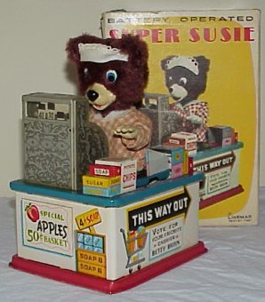 Vintage 1980s Boogie Bear, Battery Operated Dancing Bear